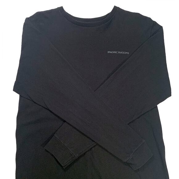 Imagine Dragons EVOLVE World Tour Concert T-Shirt Long-Sleeve Black MEDIUM - Picture 2 of 5